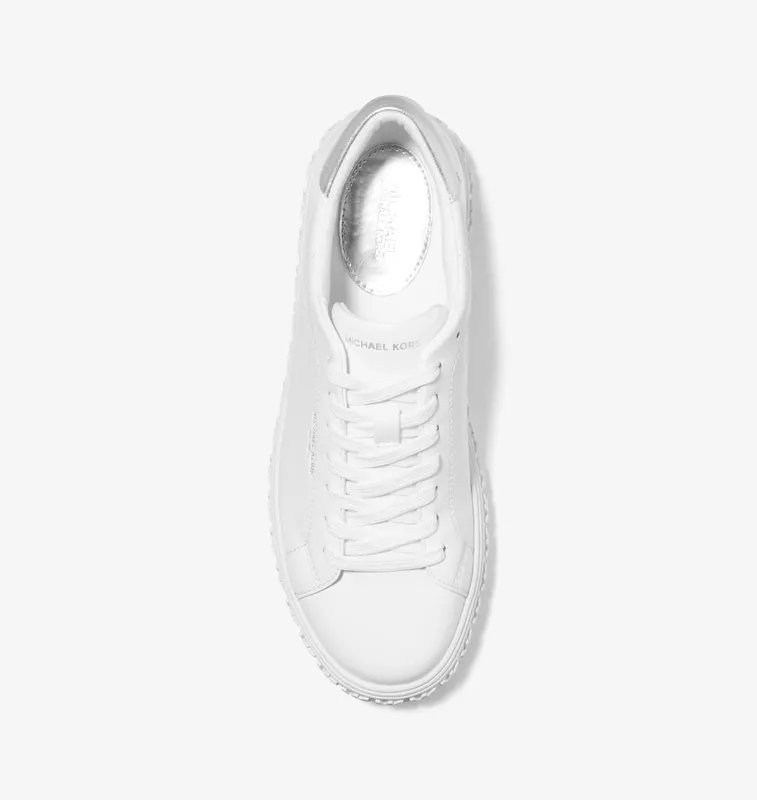 Michael Kors MK Grove Leather Sneaker – Optic White (43F2GVFS7L-1999)
