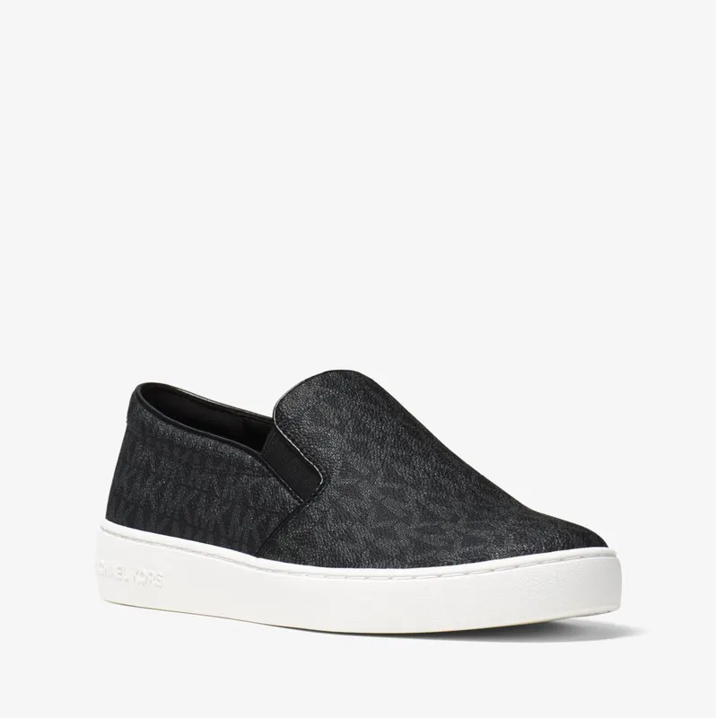 Michael Kors MK Keaton Logo Slip-On Sneaker – Black (43F7KTFP1B-0001)