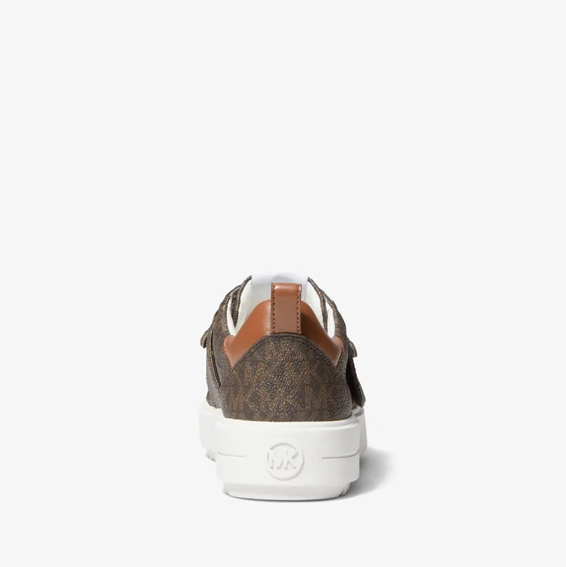 Michael Kors MK Emmett Embellished Logo Sneaker – Brown (43S2EMFS5B-0200)