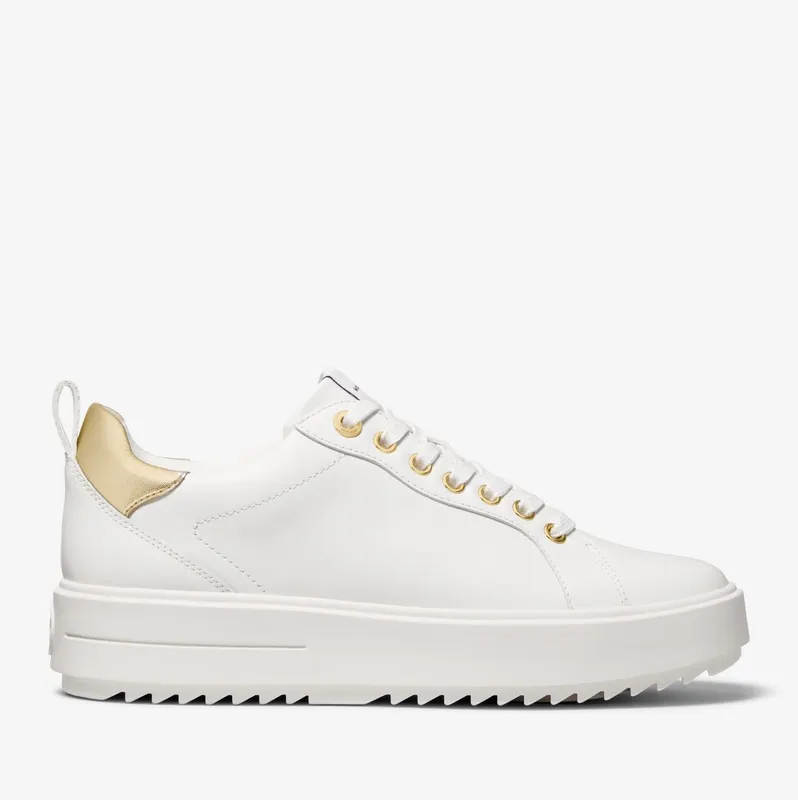 Michael Kors MK Emmett Leather Sneaker – Optic White (43S2EMFS5L-1999)