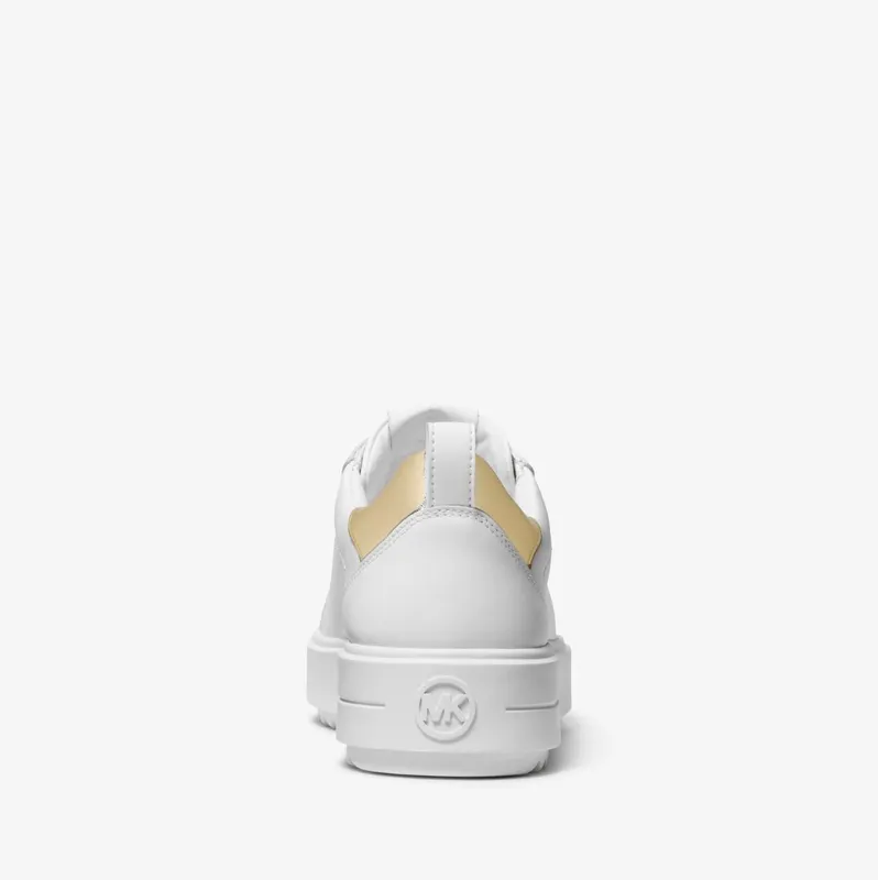 Michael Kors MK Emmett Leather Sneaker – Optic White (43S2EMFS5L-1999)