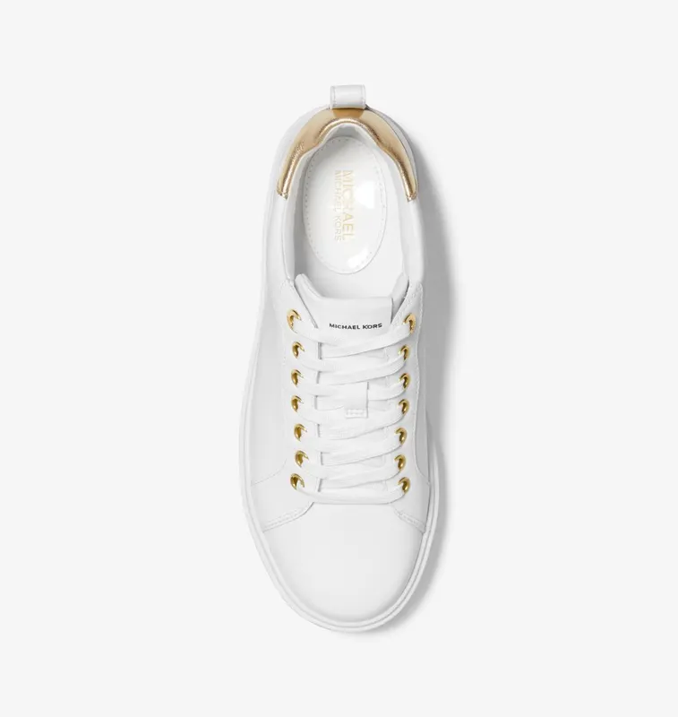 Michael Kors MK Emmett Leather Sneaker – Optic White (43S2EMFS5L-1999)