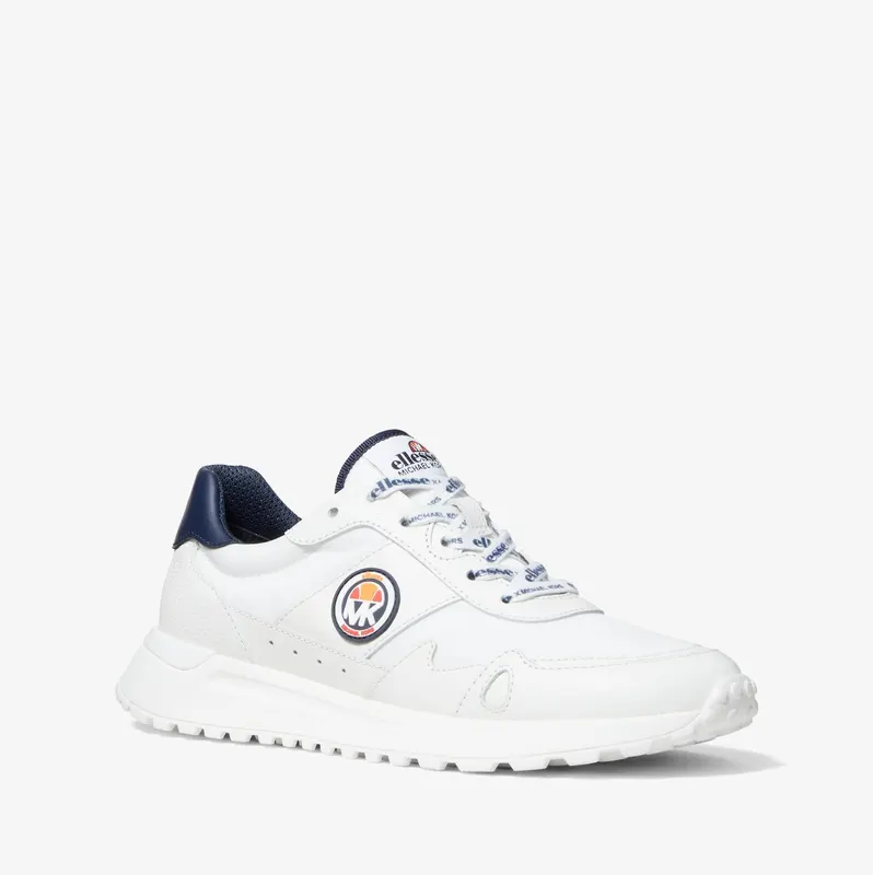 Michael Kors MK X ellesse Monroe Nylon Gabardine and Leather Trainer (43S2MOFS1D-1999)
