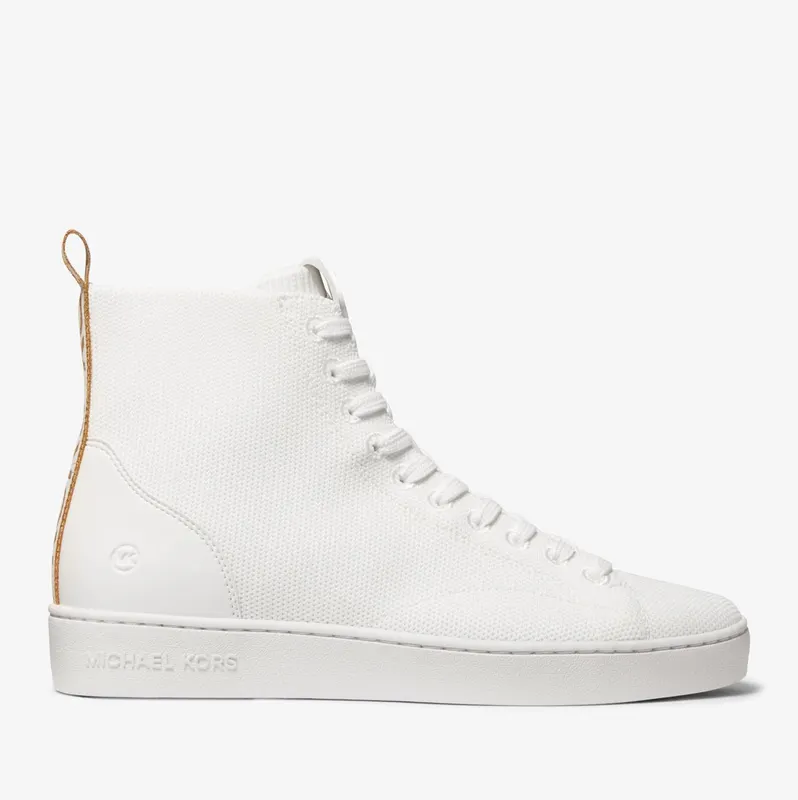 Michael Kors MK Edie Mesh High-Top Sneaker – Optic White (43T2NVFS2D-1999)