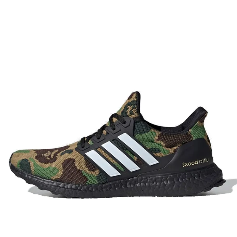 Adidas x A Bathing Ape Green Camo BAPE Ultra Boost (F35097)