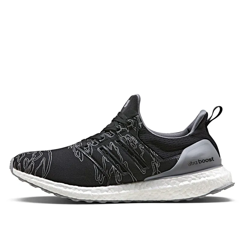 Adidas x Undefeated Ultra Boost 2.0 Shift Grey Black UNDFTD (BC0472)