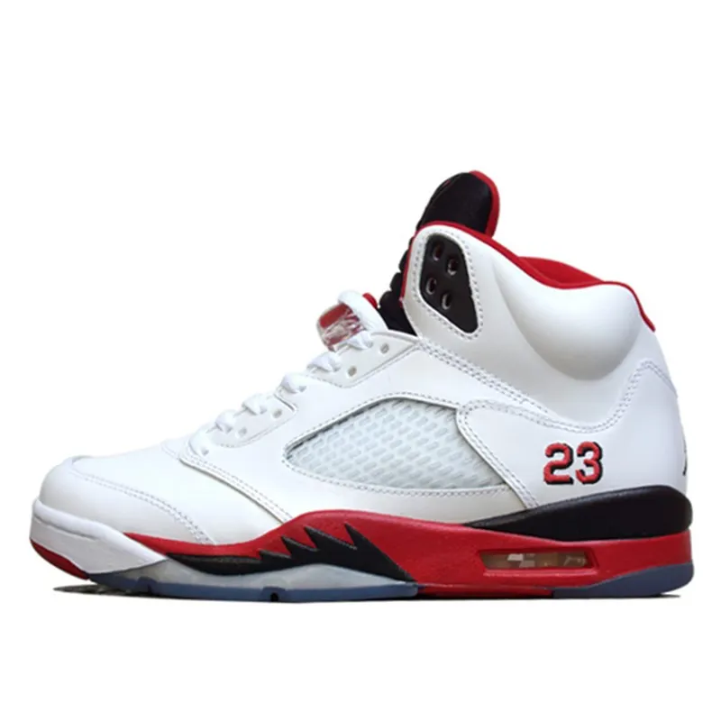 Nike Air Jordan 5 Retro Fire Red Black Tongue (136027-120)