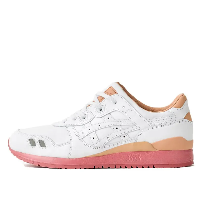 Asics x Packer Shoes J.Crew Gel-Lyte III GL 3 White Buck (H7F3K-0101)