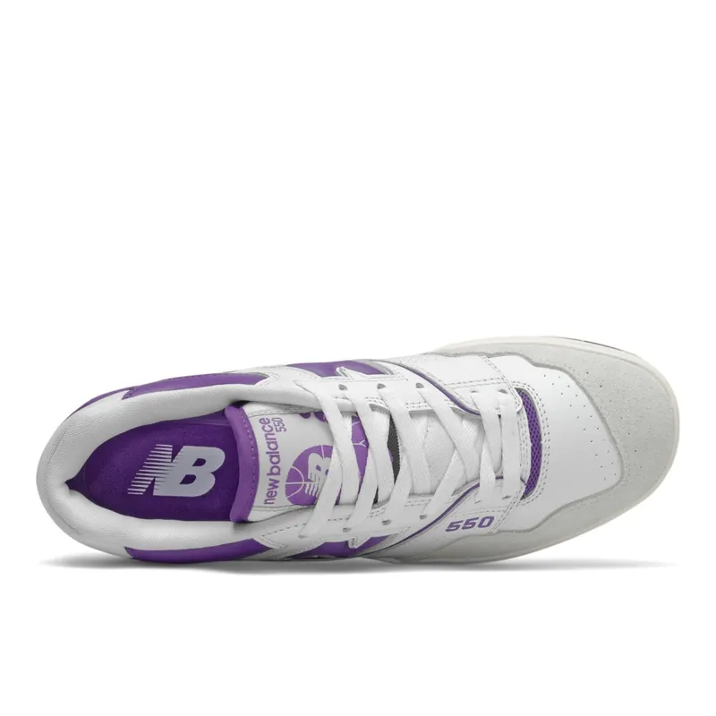New Balance 550 White Purple (BB550WR1)