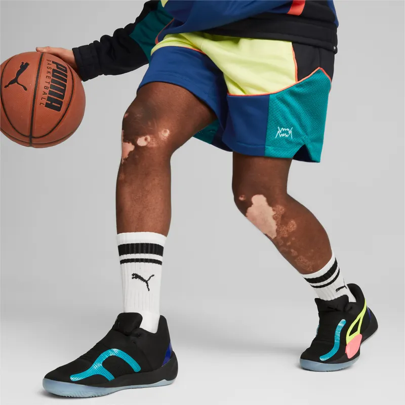 Puma Rise Nitro basketbalschoenen Zwart (377012-03)