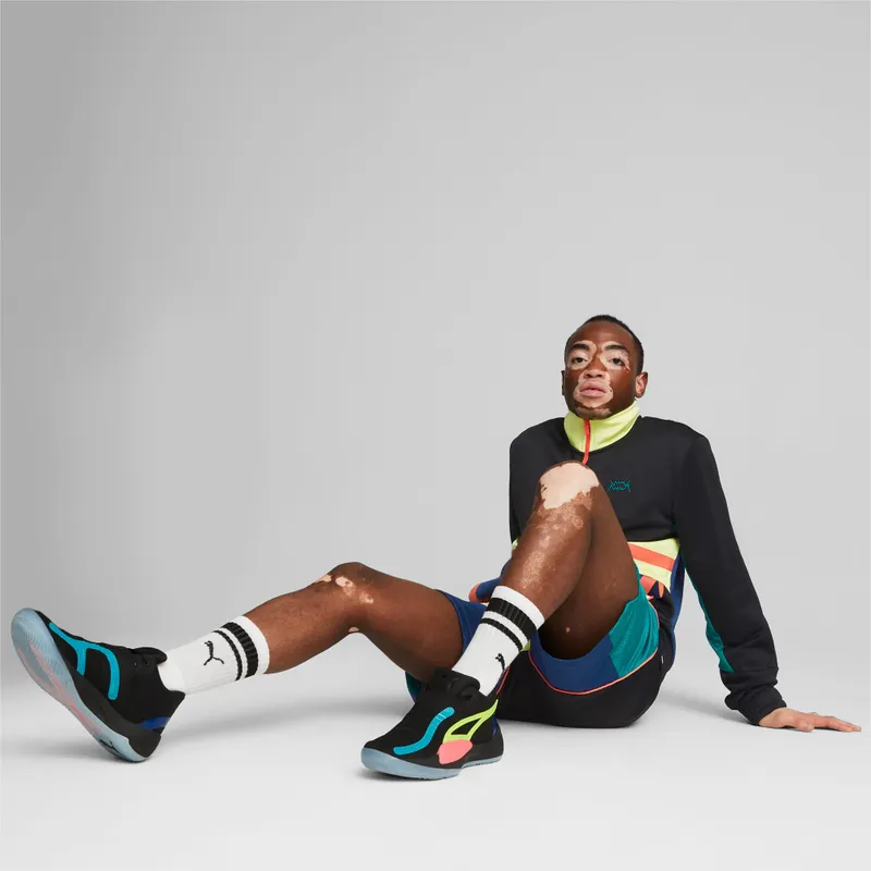 Puma Rise Nitro basketbalschoenen Zwart (377012-03)