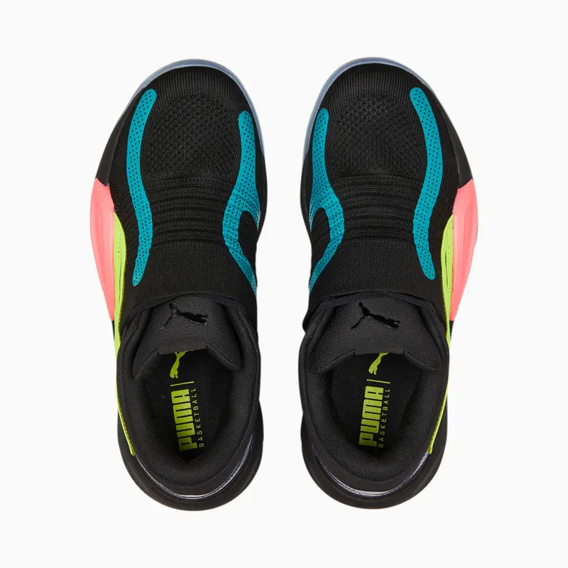 Puma Rise Nitro basketbalschoenen Zwart (377012-03)