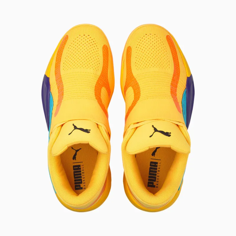 Puma Rise Nitro basketbalschoenen Blauw (377012-01)