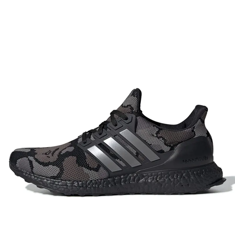 Adidas x A Bathing Ape Grey Black Camo BAPE Ultra Boost (G54784)