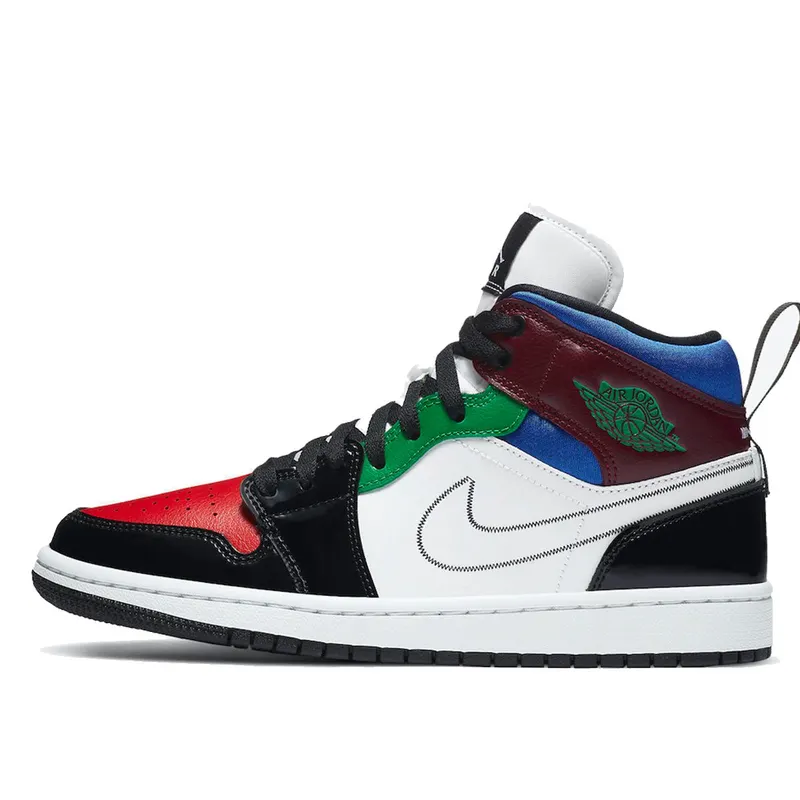 Air Jordan 1 WMNS Mid SE Patent Multi-Color (DB5454-001)