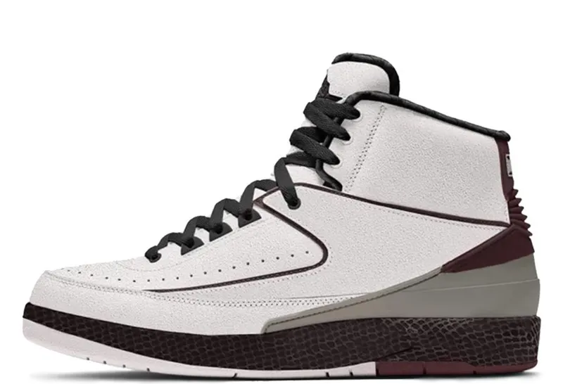 Air Jordan 2 x A Ma Maniere Sail Burgundy (DO7216-100)