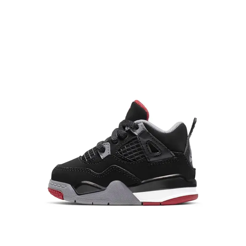 Air Jordan 4 Retro Bred (TD) (BQ7670-060)