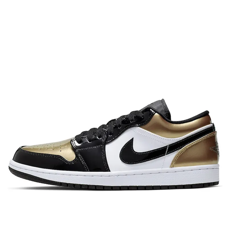 Air Jordan Nike AJ I 1 Low Gold Toe (CQ9447-700)