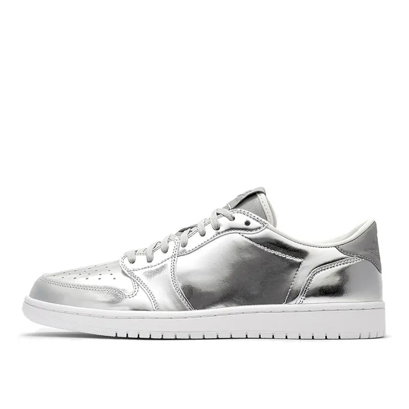 Air Jordan 1 Retro Low Pinnacle Metallic Silver (852549-003)