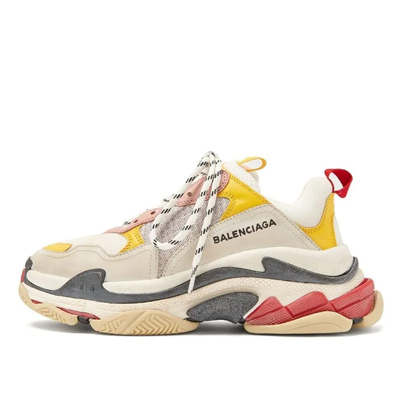 Balenciaga Triple S Cream Yellow Red (W) (517335-W0905-9035)