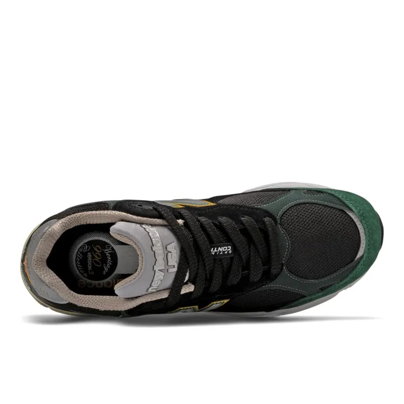 New Balance 990v3 Made in USA Black Green (M990CP3)