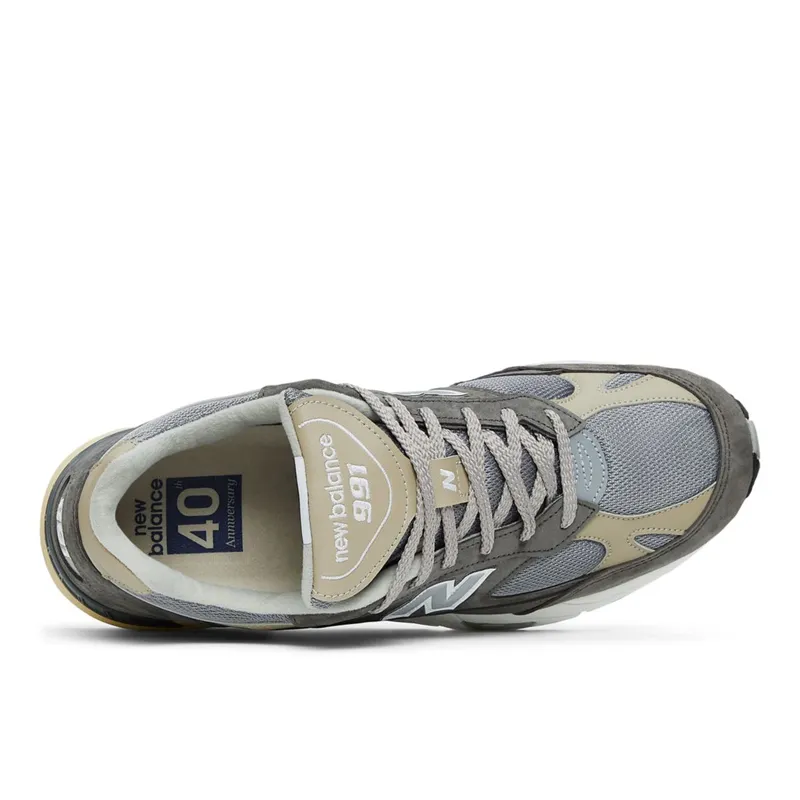 New Balance 991 Made in UK Grey Off White (M991UKF)