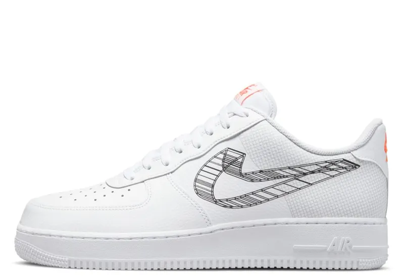 Nike Air Force 1 Low 3D Swoosh White (DR0149-100)