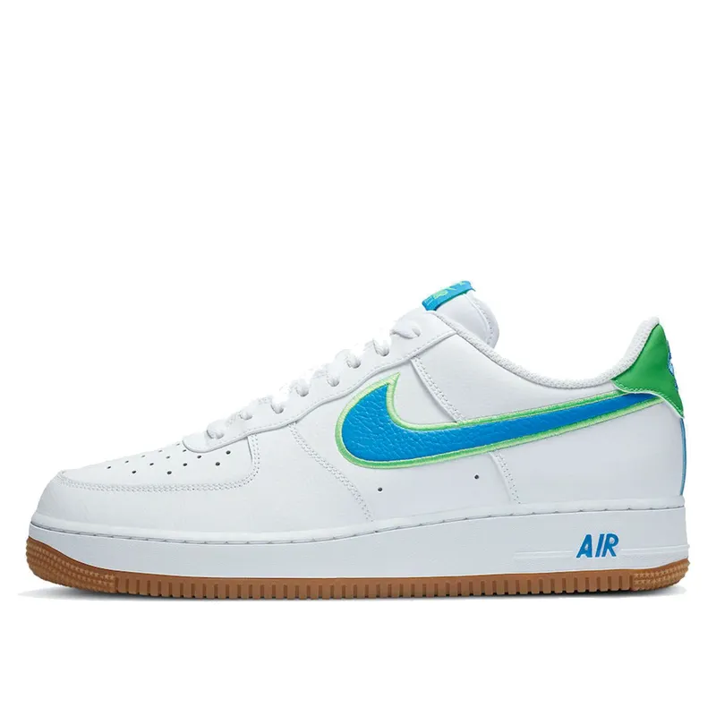 Nike Air Force 1 White Blue Green (DA4660-100)