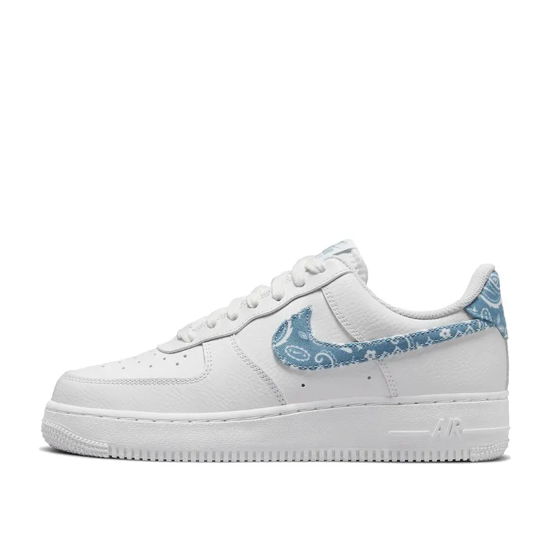 Nike WMNS Air Force 1 Low 07 Essential White Worn Blue Paisley (DH4406-100)