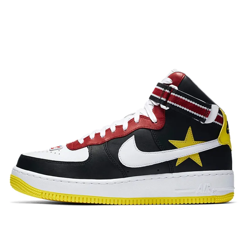 Nike x Riccardo Tisci Air Force 1 High Victorious Minotaur Black/Red/Yellow (AQ3366-600)