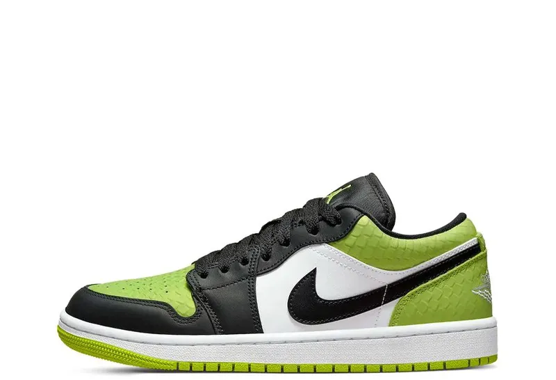 Air Jordan 1 Low Vivid Green Black (DX4446-301)
