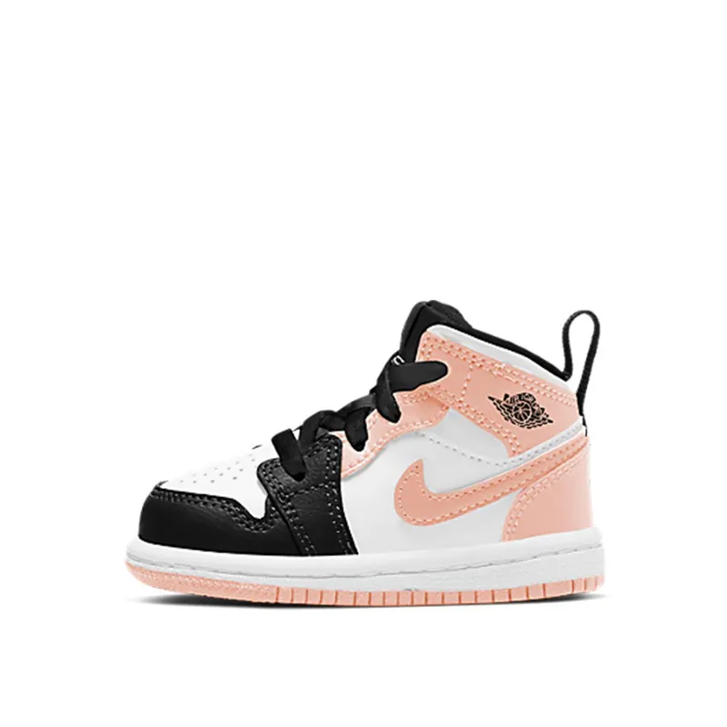 Air Jordan 1 Mid Arctic Orange Black Toe (TD) (640735-133)