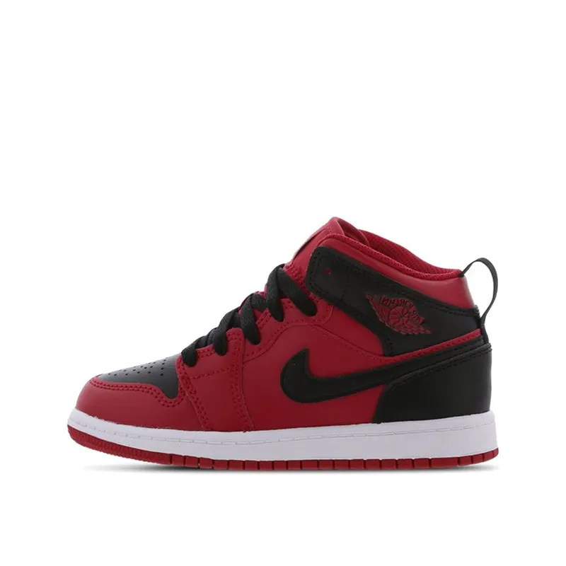 Air Jordan 1 Mid Reverse Bred (PS) (640734-660)