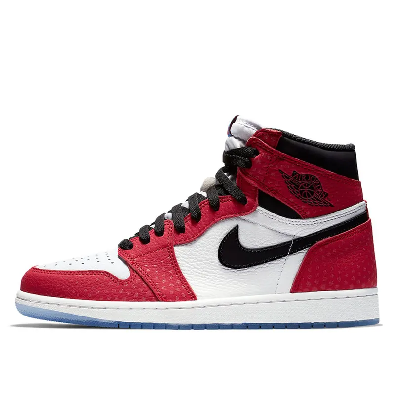 Air Jordan 1 Retro High OG Chicago Crystal (Spider-Man Origin Story) (555088-602)