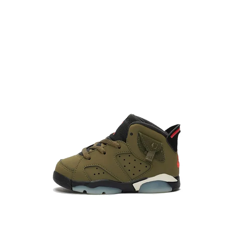 Air Jordan 6 x Travis Scott Medium Olive (TD) (CQ3567-200)