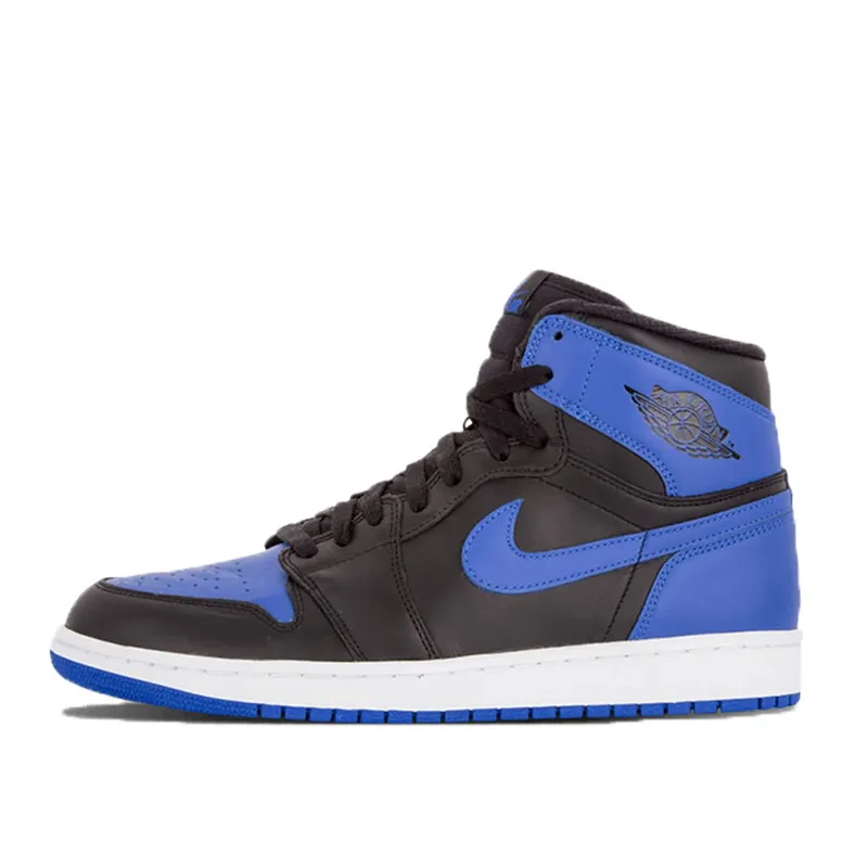 Air Jordan Nike AJ I 1 Retro Black Royal Blue (555088-085)