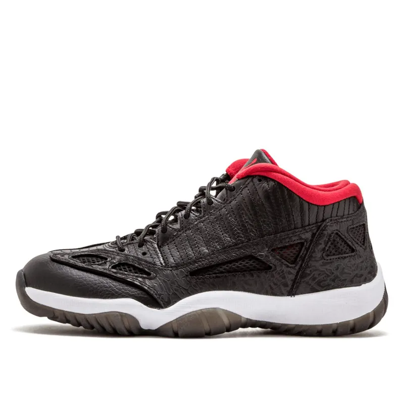 Air Jordan Nike AJ XI 11 Retro Low IE Black Varsity Red (306008-001)