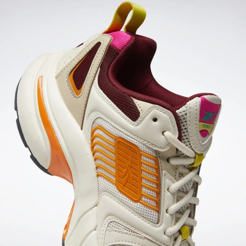 Reebok Premier Schoenen Alabaster / Merlot / High Vis Orange