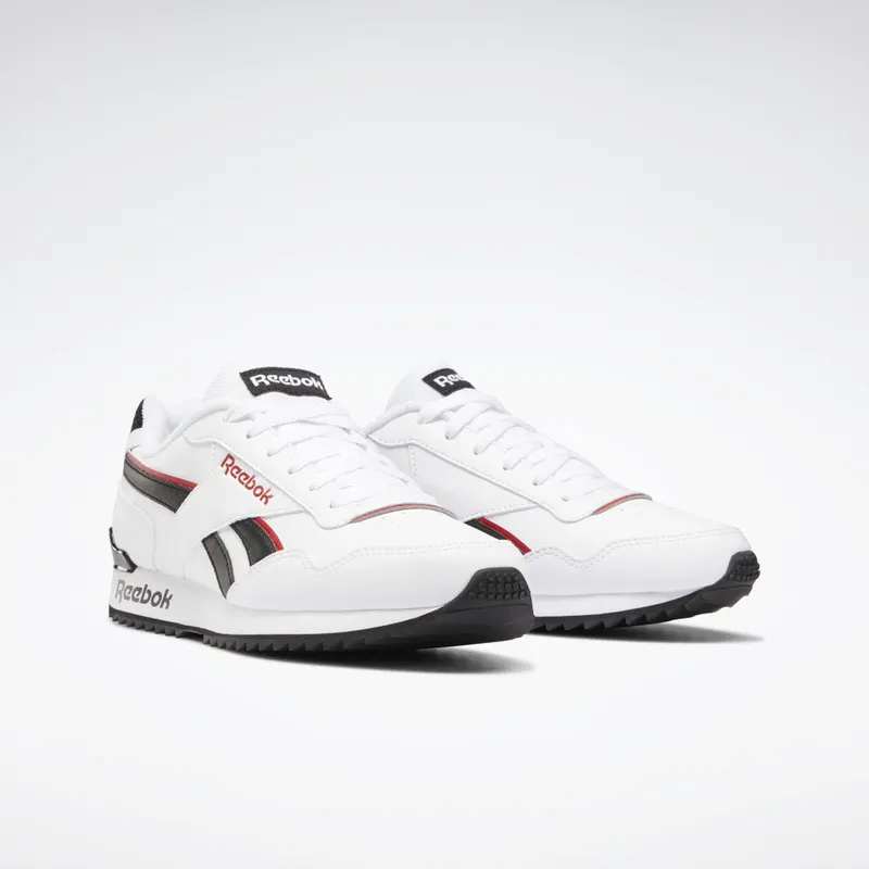 Reebok Royal Glide Ripple Clip White / Black / Vector Red