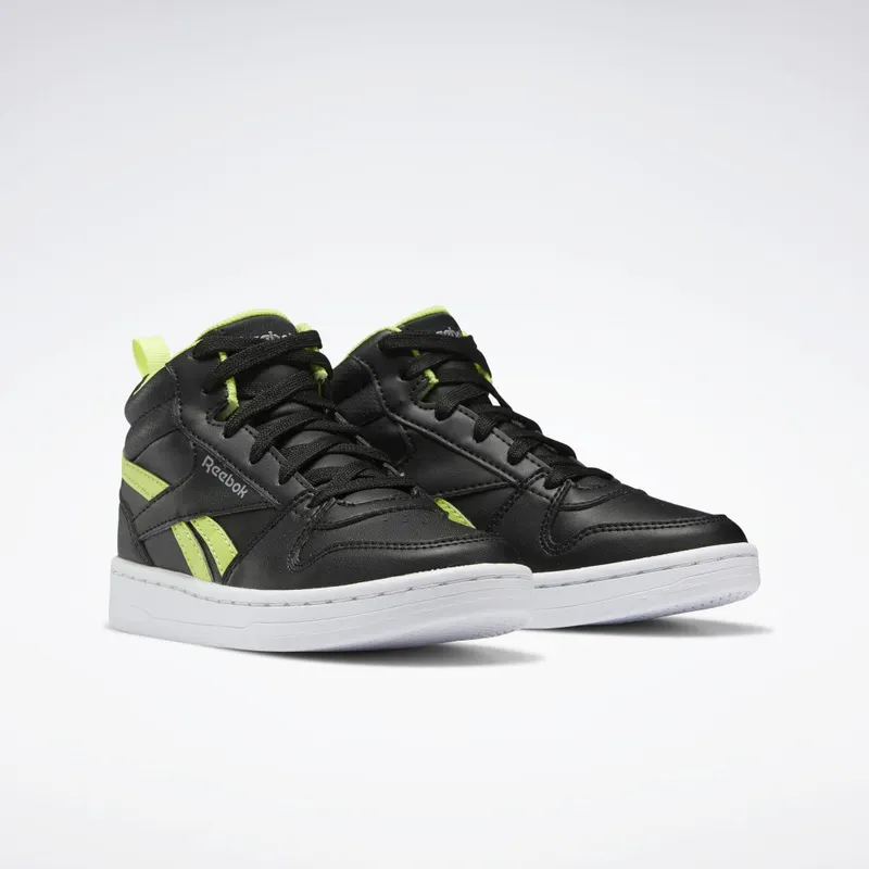 Reebok Royal Prime Mid 2 Schoenen Black / Black / Acid Yellow