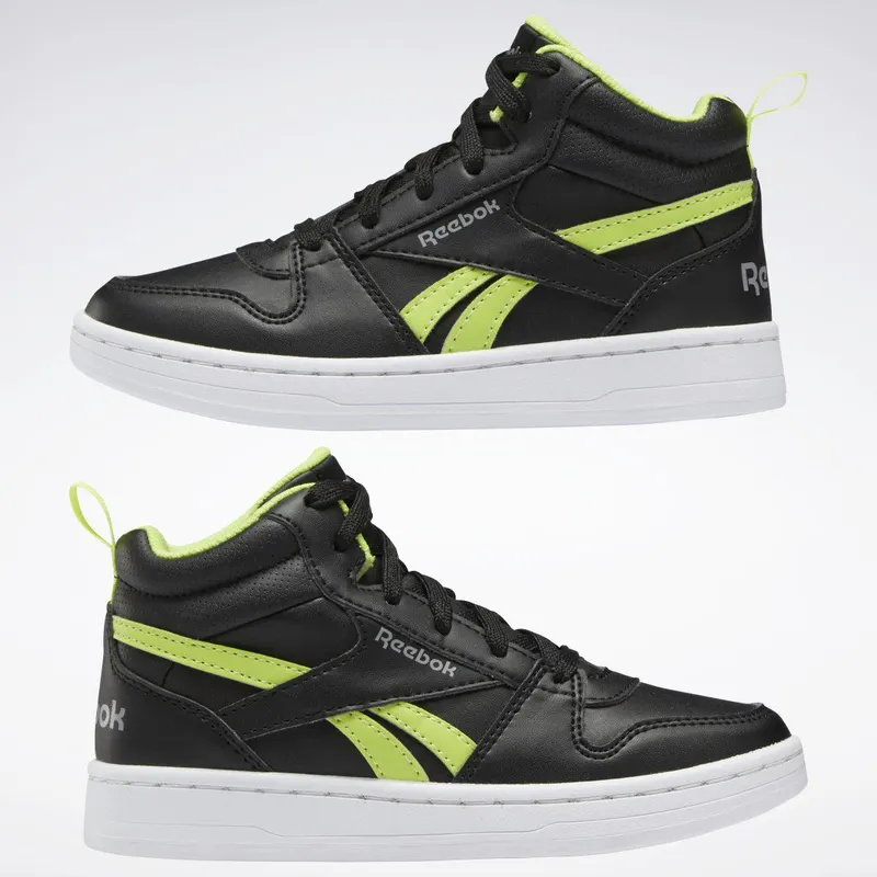 Reebok Royal Prime Mid 2 Schoenen Black / Black / Acid Yellow