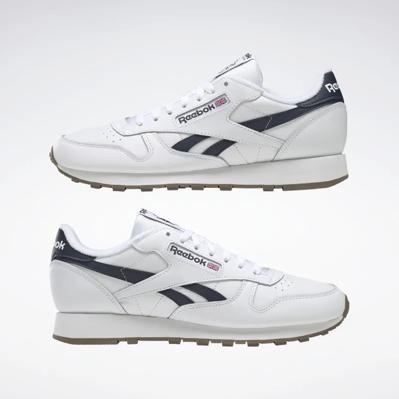 Reebok Classic Leather Schoenen Cloud White / Cloud White / Vector Navy