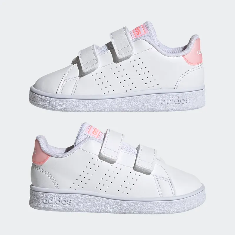adidas Advantage Cloud White / Cloud White / Acid Red (GW0454)