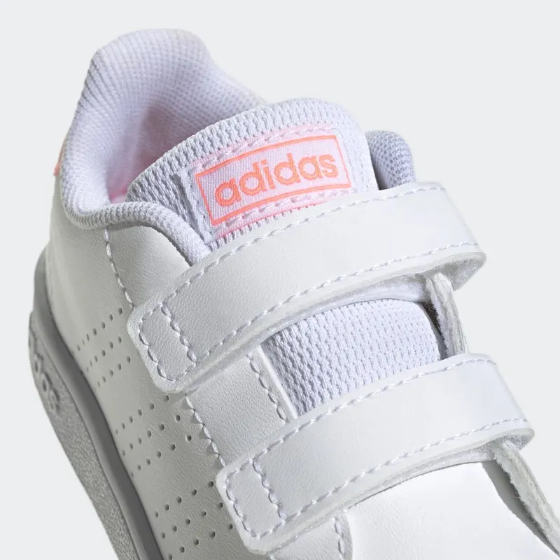 adidas Advantage Cloud White / Cloud White / Acid Red (GW0454)