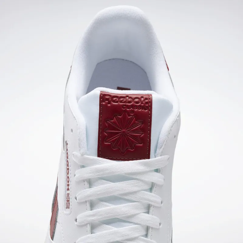 Reebok Classic Leather Vegan Schoenen Cloud White / Red Ember / Reebok Rubber Gum-08