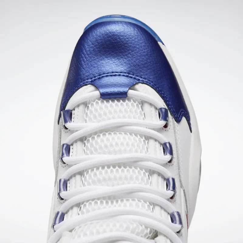 Reebok Question Mid Schoenen Cloud White / Classic Cobalt / Clear