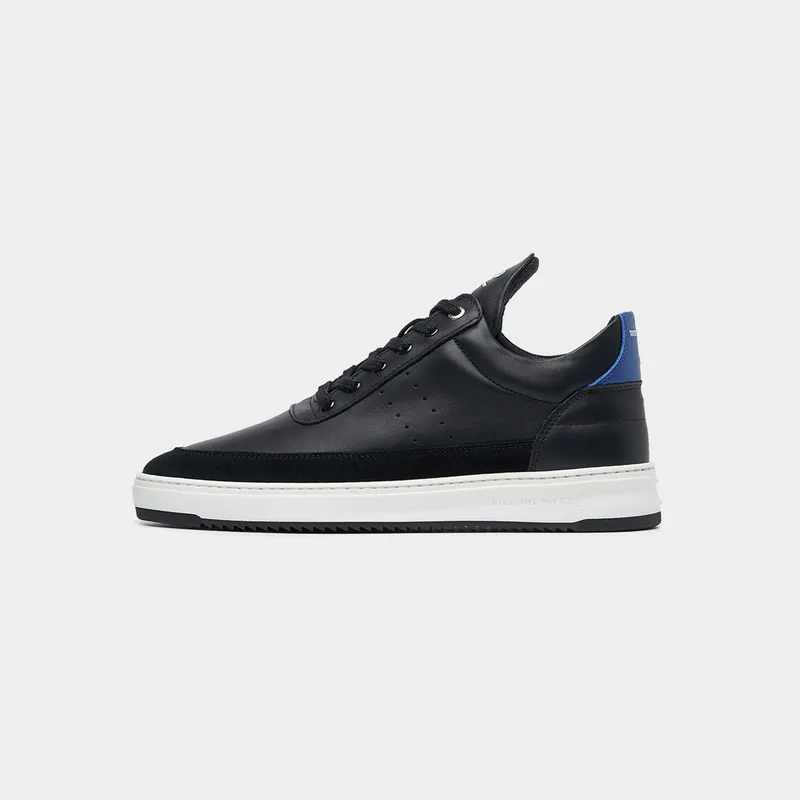 Filling Pieces Low Top Bianco Black