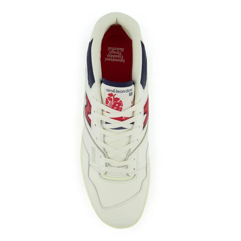 New Balance 550 Aime Leon Dore White Navy Red (BB550A3)