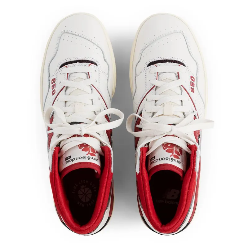 New Balance 650R x Aime Leon Dore White Red (BB650RE1)