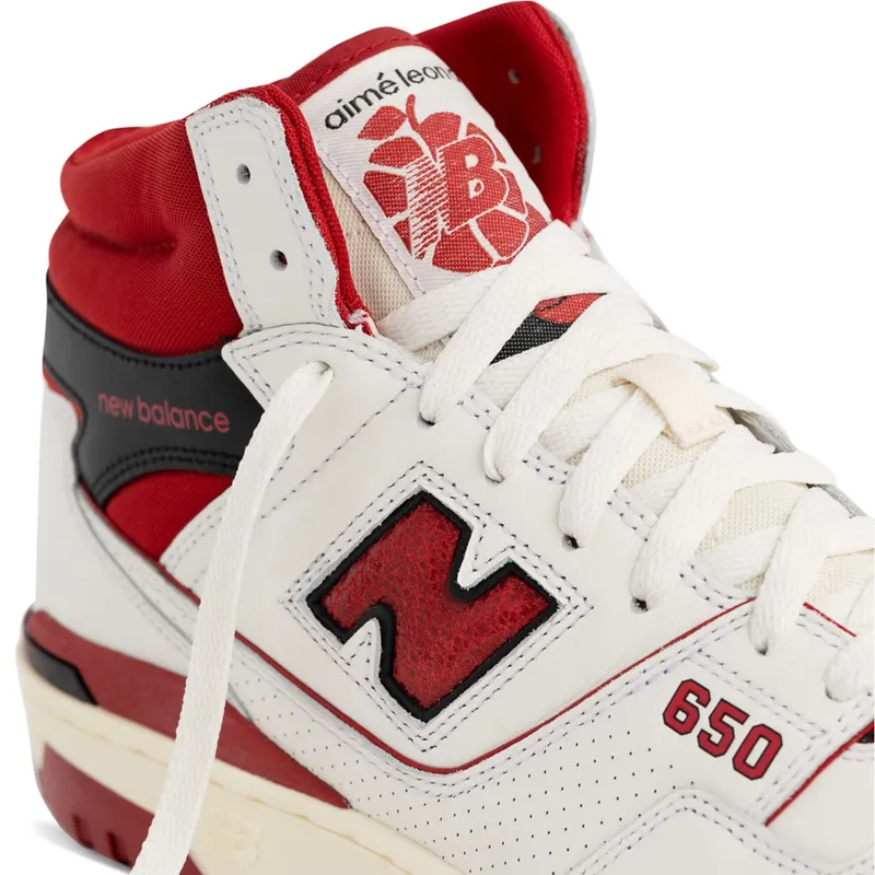 New Balance 650R x Aime Leon Dore White Red (BB650RE1)